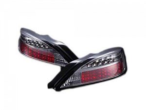 DMAX Nissan Silvia S15 Smoked LED Blinker Type Black Tail Lights - Pair