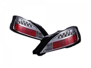 DMAX Nissan Silvia S15 LED Blinker Type Chrome Tail Lights - Pair