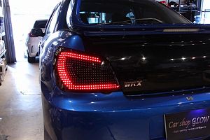 Car Shop Glow Subaru IMPREZA GDA/GDB Custom LED tail lights Ver.1 (smoked)