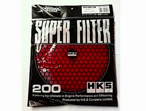 HKS Super Power Flow 200mm Replacement Air Filter UNIVERSAL Red 