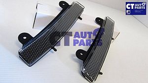 Black Front Bumper Black Side Reflector For 03-05 Nissan 350z Z33