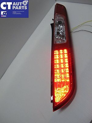 Clear Red LED Tail Lights For 04-11 Ford Focus Xr5 Zetec