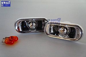 Crystal Clear Side Marker Indicator For 92-95 Honda Civic EG S2000 Crx