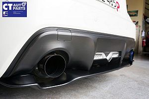 Oem STI Style Rear Bumper Diffuser For Toyota 86 Gt86 Ft86 Subaru Brz Zn6 (Abs Carbon)