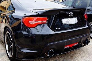 Trd Style Rear Boot Spoiler Wing For Toyota 86 Gt86 Gts Subaru Brz