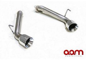 AAM Competition AAMC37E-TSS-G Exhaust System S-Line Short Tail w/ Polished Tips - Infiniti 08+ G37 & Q60