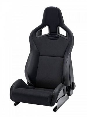 RECARO Sportster CS Seat with Side Airbag and Heating - Ambla leather black/Dinamica suede black