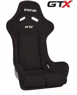 Status Racing Fixed Back GT-X Seat FRP Backing Black