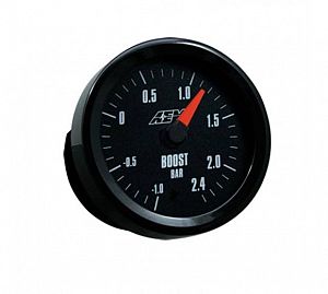 AEM Boost Gauge -1 to 2.4BAR with Analogue Face