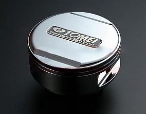 TOMEI Oil Filler Cap for MITSUBISHI Silver One Touch Spring Type Cap
